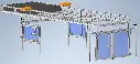 Rack 6''H x 68''W x 207''L - Steel Top Rack with Back Gate 42" x 98" and 2 Side Doors, Strobe Light Holder for F450 Crew Cab with 95.75" x 147" Flat Bed.