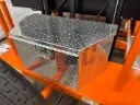 A-AF42 - 18"H x 21"D x 40"W- Aluminum Super HD Trailer A-Frame Tongue Box, Diamond TP Finish, Single Top Open Lid with Lift Handle Lock
